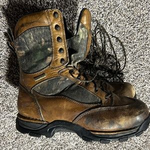 Danner hunting or hiking boot, mild wear, lace up mens